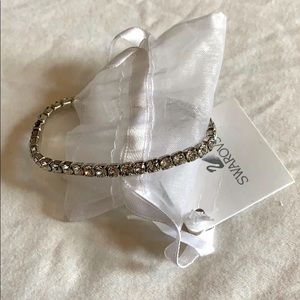Swarovski white rhodium bracelet